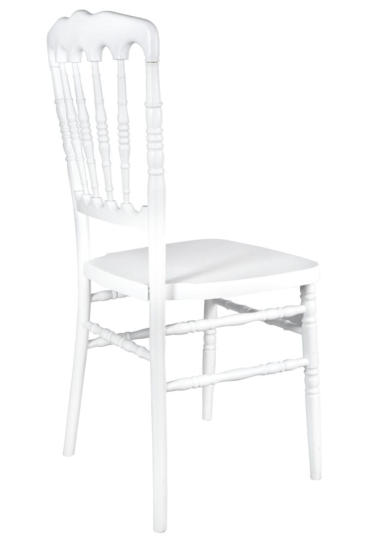Chivari 40 Chair Pack White Steel Skeleton™ Resin Napoleon Chair CNRW-ST-CX-40