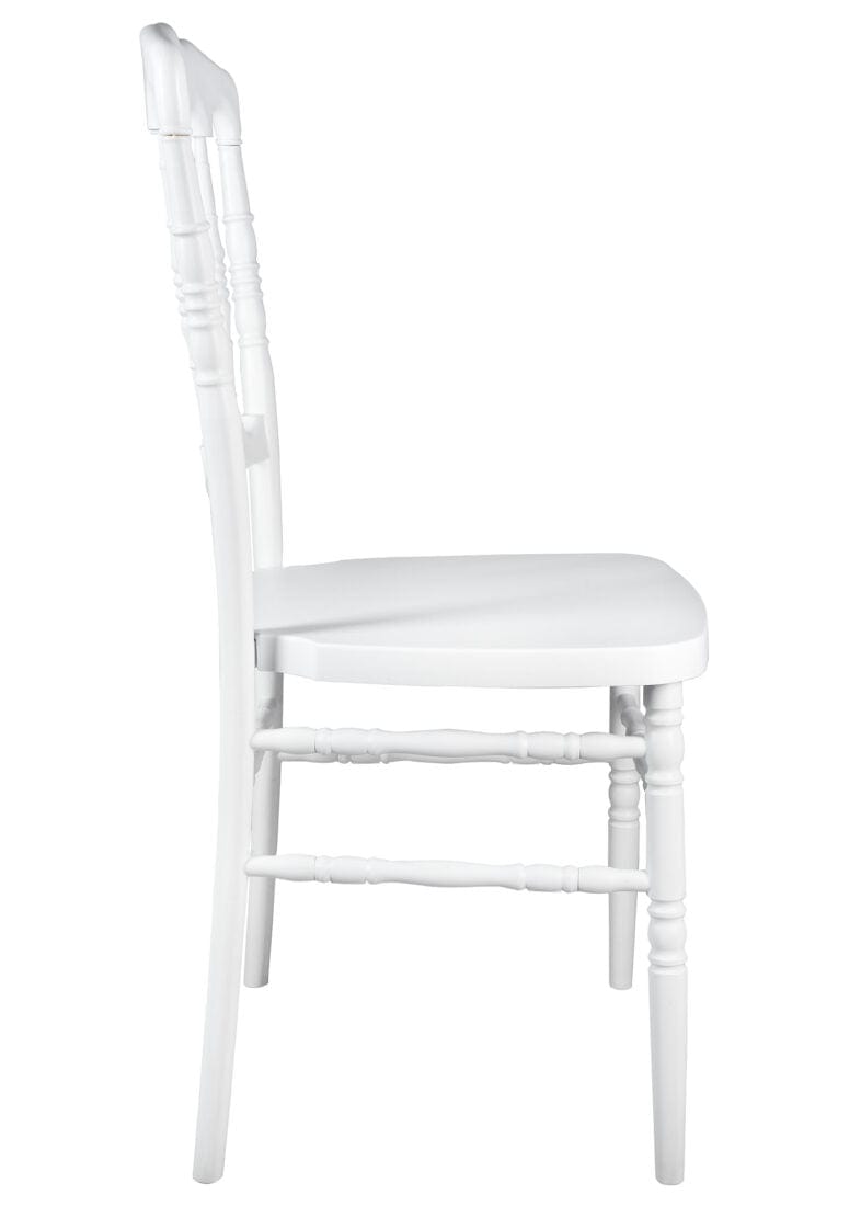 Chivari 40 Chair Pack White Steel Skeleton™ Resin Napoleon Chair CNRW-ST-CX-40