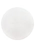 Toulouse 40" Round Glass Top White Rattan French Bistro Table TBTPWWD-KT-AX-T