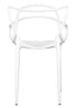 Chivari White Resin Orbit Chair CSRW-ZG-T
