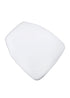 Chivari White 1.75" Thick Fabric Panel Chiavari Chair Cushion CUSHPANFABWHI-AX-T