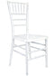 Sparkling Pearl White Resin Steel Skeleton™ Chiavari Chair