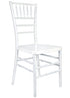 Sparkling Pearl White Resin Steel Skeleton™ Chiavari Chair