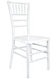 Chivari Sparkling Pearl White Resin Steel Skeleton™ Chiavari Chair CCRPWSP-STEEL-AX-T