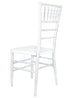 Sparkling Pearl White Resin Steel Skeleton™ Chiavari Chair
