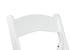 Chivari White SuperResin™ Folding Chair with Stainless Steel Hardware CFRWS-AX-T