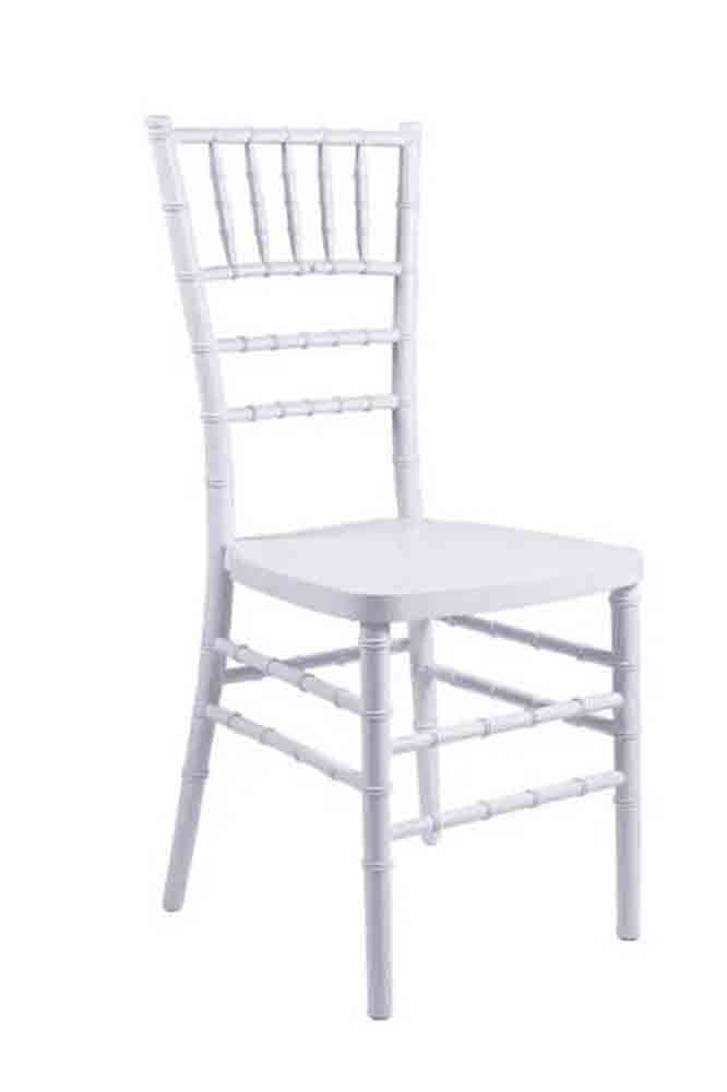 White Resin Steel Skeleton™ Chiavari Chair