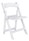 Chivari Kids White Resin Folding Chair CFRW-KID-AX-T
