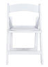 Chivari Kids White Resin Folding Chair CFRW-KID-AX-T