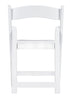 Chivari Kids White Resin Folding Chair CFRW-KID-AX-T