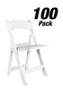 Chivari 100 Chair Pack White SuperResin Folding Chair 800 lbs Weight Capacity* 3 Year Total Warranty* CFRW-AX-T-100