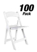 Chivari 100 Chair Pack White SuperResin Folding Chair 800 lbs Weight Capacity* 3 Year Total Warranty* CFRW-AX-T-100