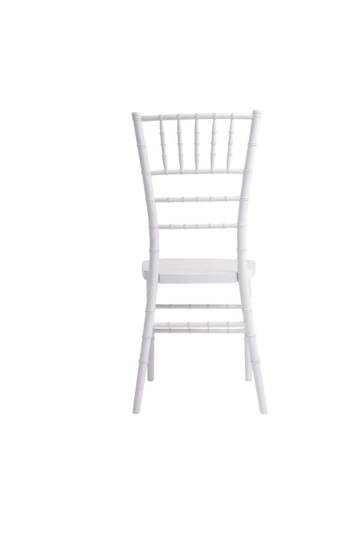 Chivari 40 Chair Pack White ToughWood™ Chiavari Chair CCWW-ZG-T-40