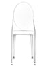 Chivari White Resin Oval Back Victoria Ghost Chair CGVRW-ZG-T