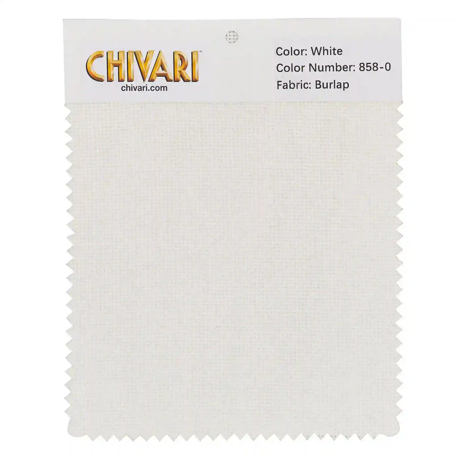 World’s Best Cushion Fabric Swatch – White