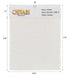 Chivari World’s Best Cushion Fabric Swatch – White SW-L-W-A