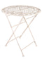 Chivari 28" Antique White Barcelona Bistro Table TBBMW-AX-T
