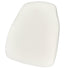 Chivari White 1.75" Thick Fabric Panel Back Chiavari Chair Cushion and SlipNot™ Technology CUSHPANFAB-WHI-A