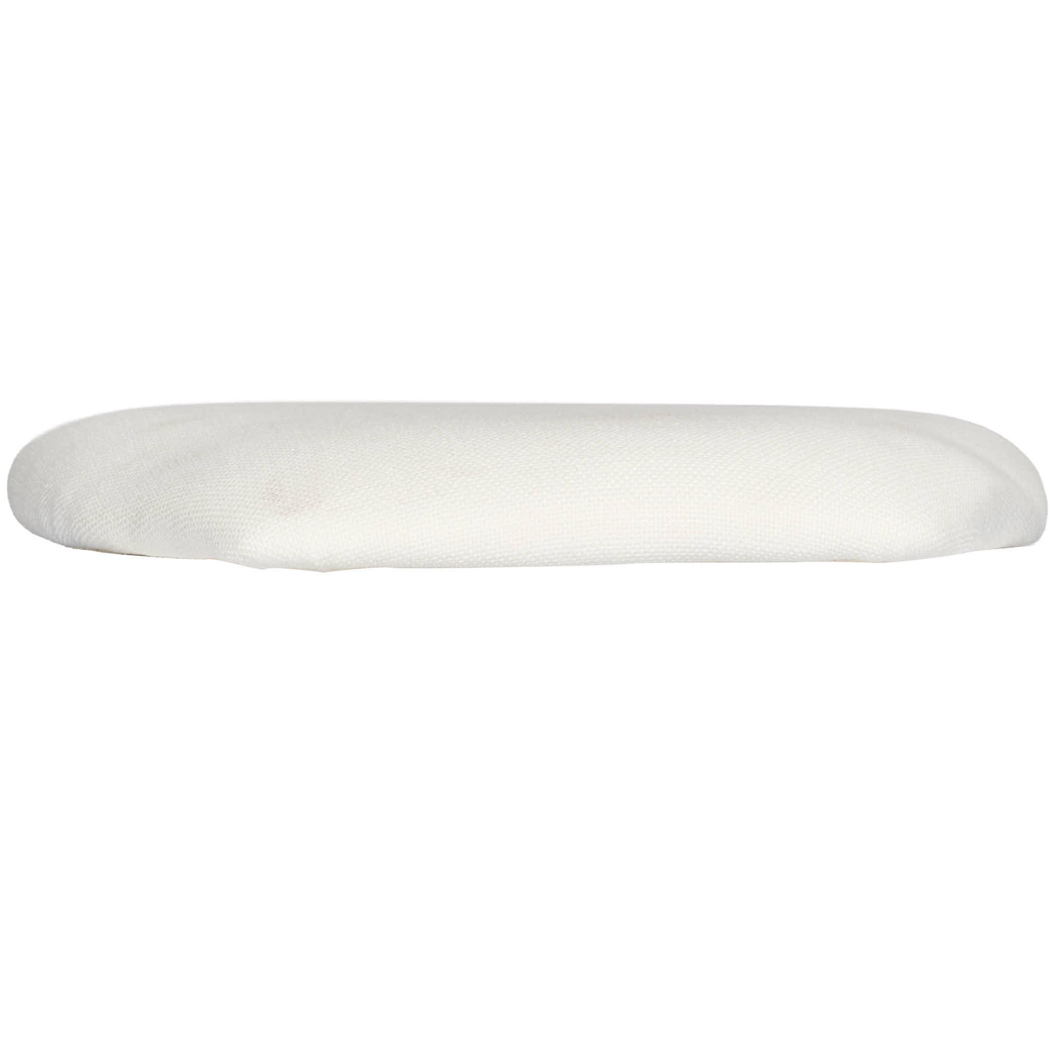 Chivari White 1.75" Thick Fabric Panel Back Chiavari Chair Cushion and SlipNot™ Technology CUSHPANFAB-WHI-A
