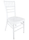 Chivari White Aluminum Chiavari Chair CCAW-AX-T