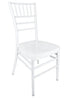 Chivari White Aluminum Chiavari Chair CCAW-AX-T