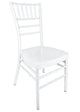 Chivari White Aluminum Chiavari Chair CCAW-AX-T