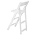 Chivari White ToughWood™ Folding Bar Stool with Padded Seat BFWW-AX