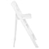Chivari White ToughWood™ Folding Bar Stool with Padded Seat BFWW-AX