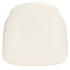 White Vinyl 1.75" Thick Cross Back Cushion with SlipNot™ Technology