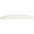 White Vinyl 1.75" Thick Cross Back Cushion with SlipNot™ Technology