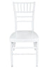 Chivari White Aluminum Chiavari Chair CCAW-AX-T