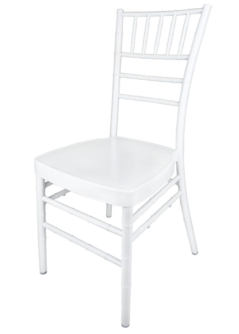 Chivari White Aluminum Chiavari Chair CCAW-AX-T