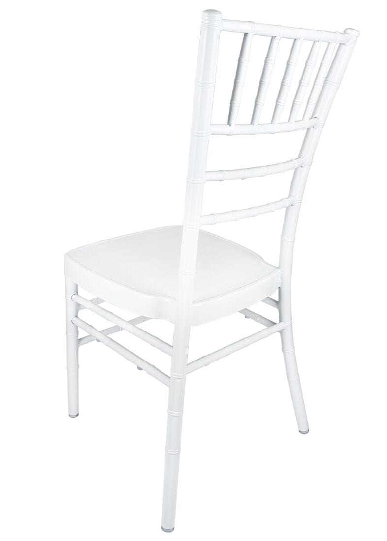 Chivari White Aluminum Chiavari Chair CCAW-AX-T