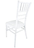 Chivari White Aluminum Chiavari Chair CCAW-AX-T