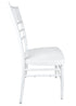 Chivari White Aluminum Chiavari Chair CCAW-AX-T