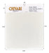 Chivari World’s Best Cushion Fabric Swatch - White Linen SW-L-P-A