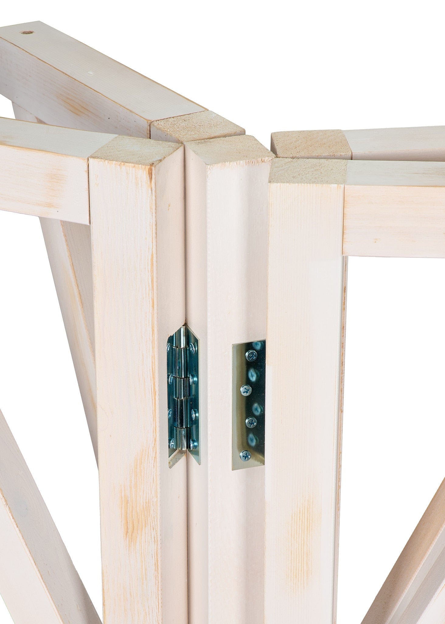 Chivari 36" (3 Foot) White Distressed Round Farm Cocktail Table Some Assembly Required TFARMCKTL36-WD-AX-T