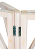 Chivari 36" (3 Foot) White Distressed Round Farm Cocktail Table Some Assembly Required TFARMCKTL36-WD-AX-T
