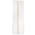 White 42" Tall x 48" Long Portable Folding Bar Laminate Surface PVC Edge