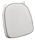 Chivari White with Gray Piping 2.5" Thick Chair Cushion - World's Best Cushions CUSHBST-WGR-AX-T