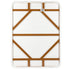 Toulouse 48" x 36" Glass Top White French Bistro Table TBTP4836WWD-KT-AX-T