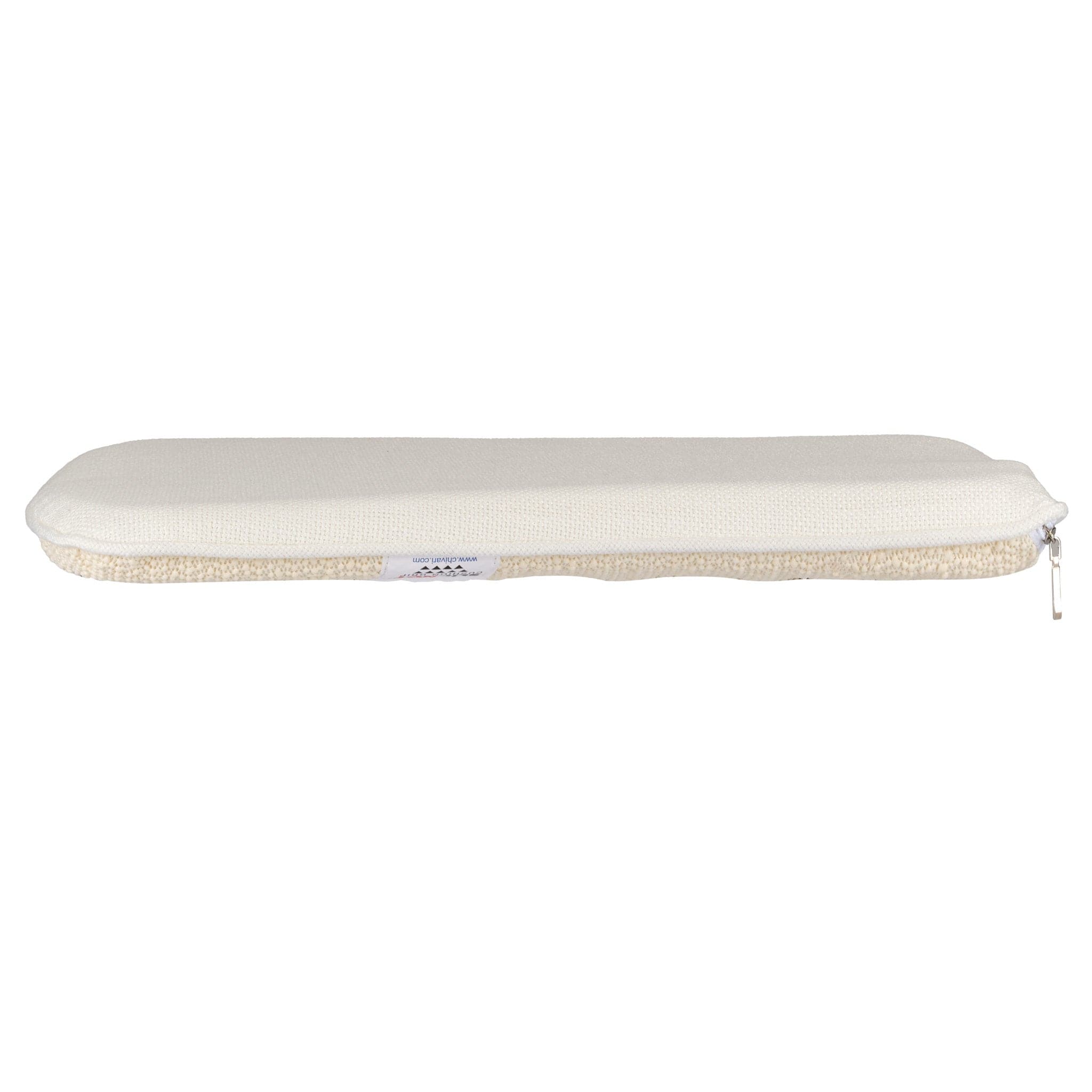 Chivari White 1.2" Thick Cushion for Sophia Ghost Chair with SlipNot™ Technology CUSHSPH-WHI-A