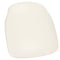 Chivari White 1.75"  Vinyl Panel Back Chiavari Cushion with SlipNot™ Technology CUSHPANVINWHI-SPNT-AX