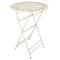 Chivari 32" Antique White Barcelona Bistro Cocktail Table TBBBMW-AX-T