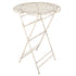 Chivari 32" Antique White Barcelona Bistro Cocktail Table TBBBMW-AX-T