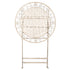 Chivari 32" Antique White Barcelona Bistro Cocktail Table TBBBMW-AX-T