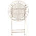 Chivari 32" Antique White Barcelona Bistro Cocktail Table TBBBMW-AX-T