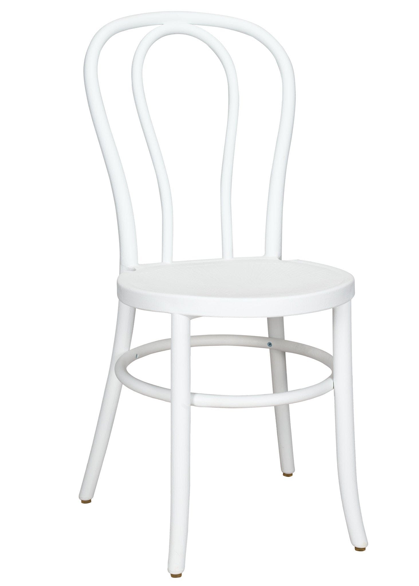 Chivari Cool White Resin Bentwood Festive Chair CBFRW-ZG-T