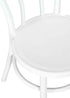 Chivari Cool White Resin Bentwood Festive Chair CBFRW-ZG-T