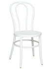 Chivari Cool White Resin Bentwood Festive Chair CBFRW-ZG-T